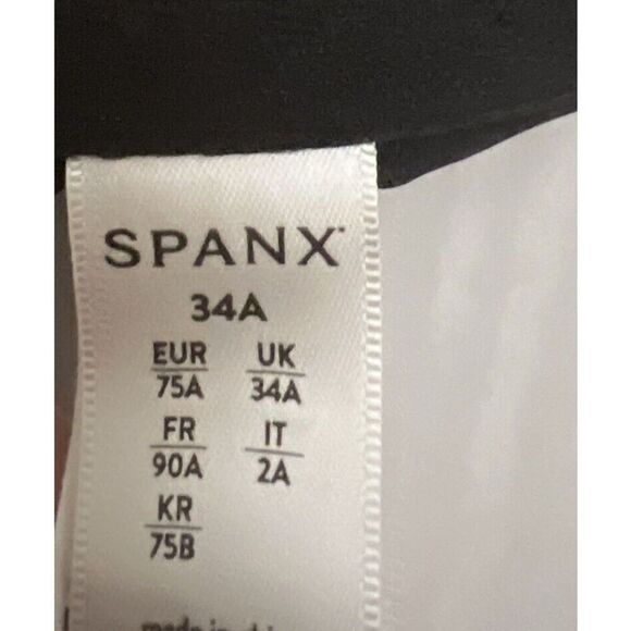 SPANX Super Flattering Ladies Swim Convertible Bra Size 34A Black New With Tags - Picture 9 of 9